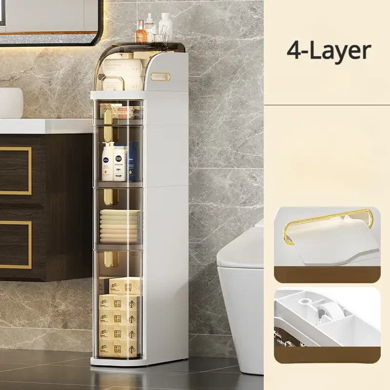 SMART Rolling Bathroom Cabinet
