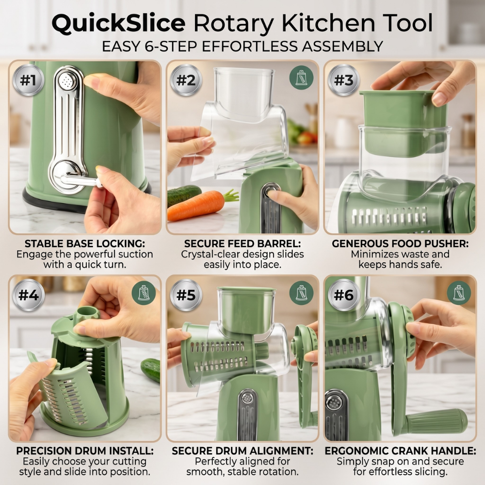 QuickSlice Rotary Kitchen Tool