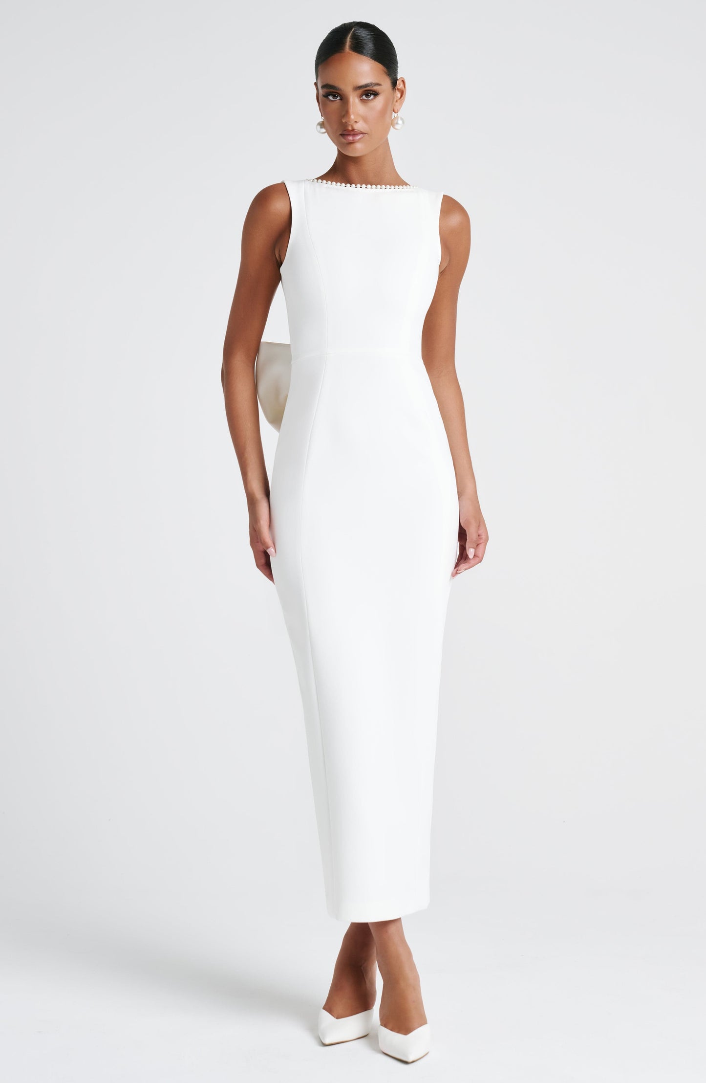 Lana Midaxi Dress - Ivory