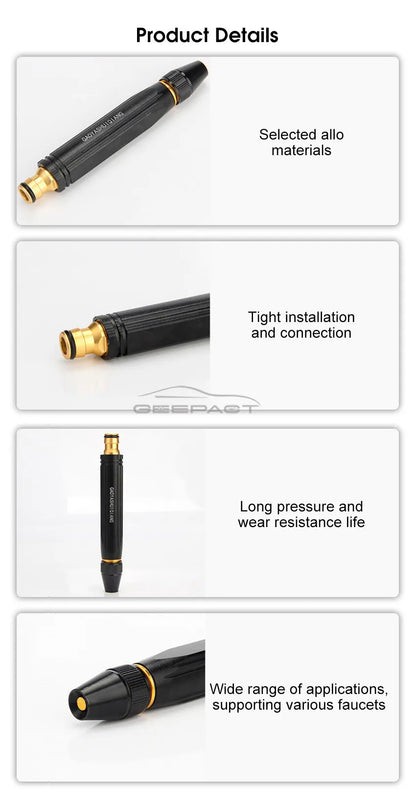 Heavy Duty Adjustable Twist Hose Nozzle Jet Sweeper Nozzle