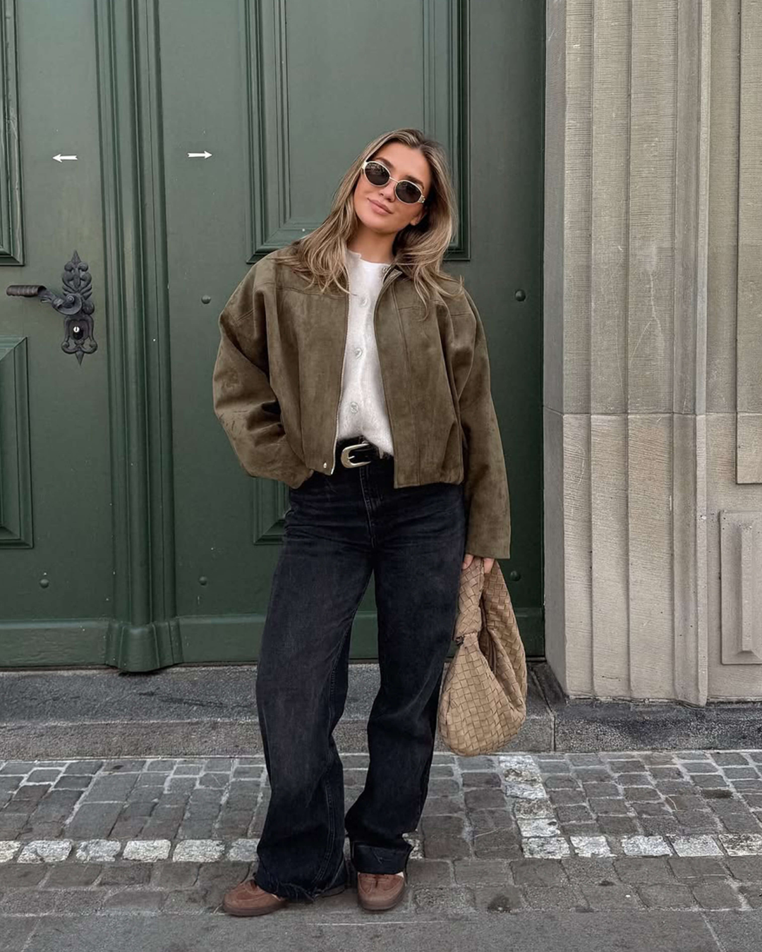 Maven Suede Bomber Jacket