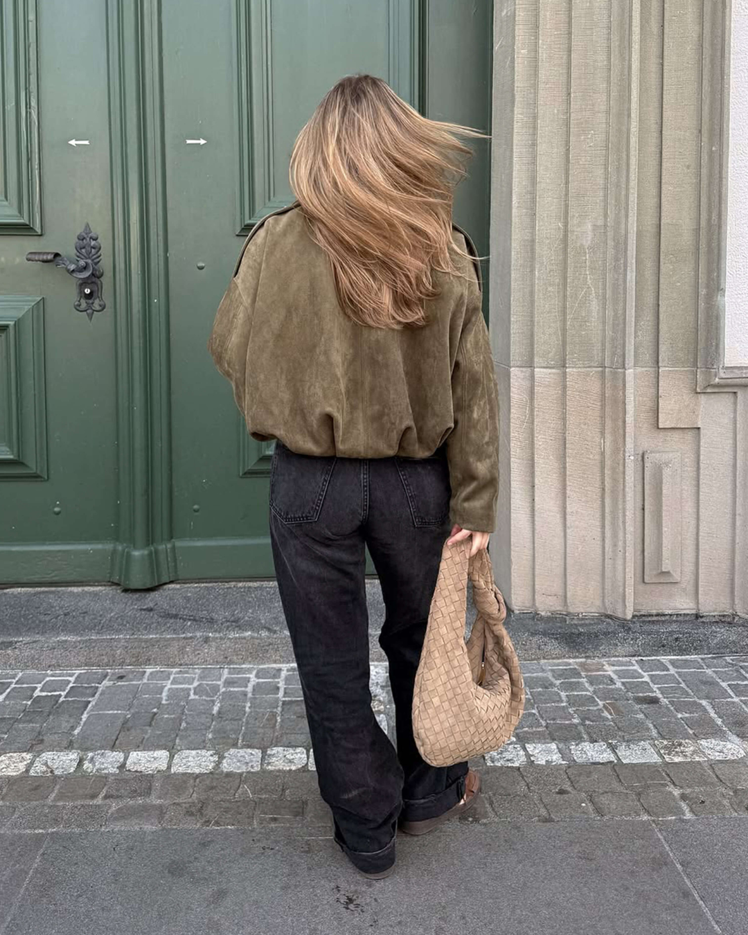 Maven Suede Bomber Jacket