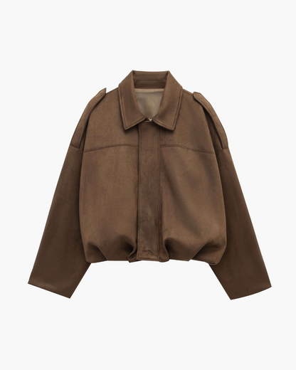 Maven Suede Bomber Jacket