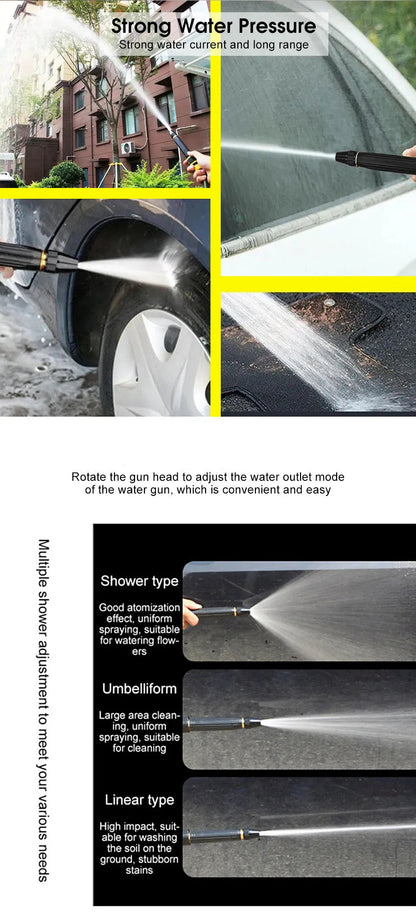 Heavy Duty Adjustable Twist Hose Nozzle Jet Sweeper Nozzle