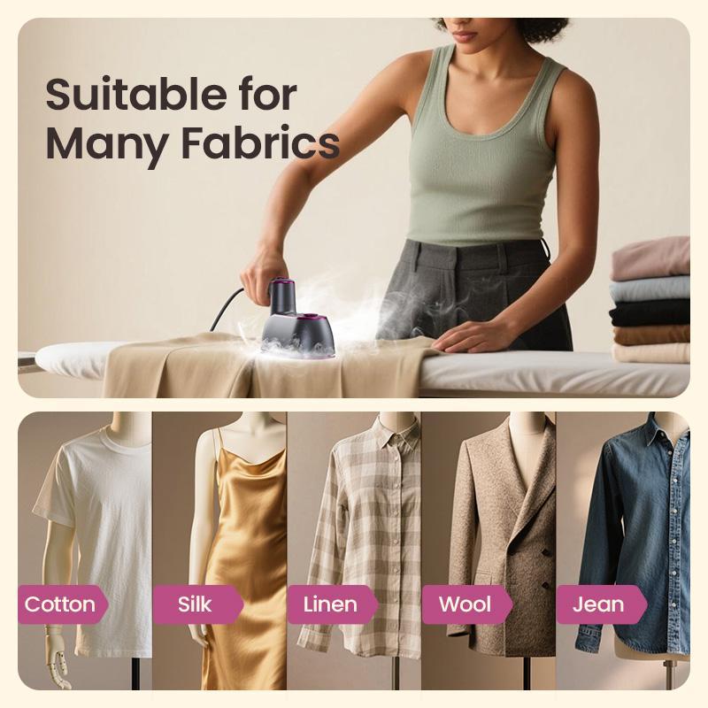 2-in-1 Steam Iron - Clothes Steamer