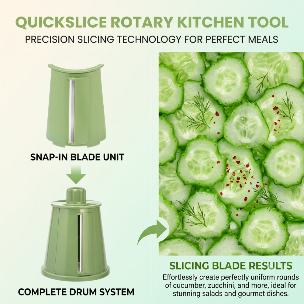 QuickSlice Rotary Kitchen Tool