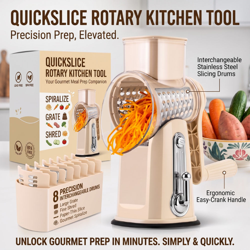 QuickSlice Rotary Kitchen Tool