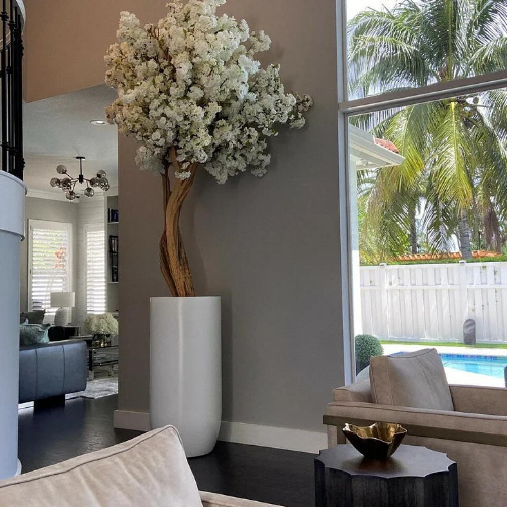Matte Beige St. Tropez Cherry Blossom Tree