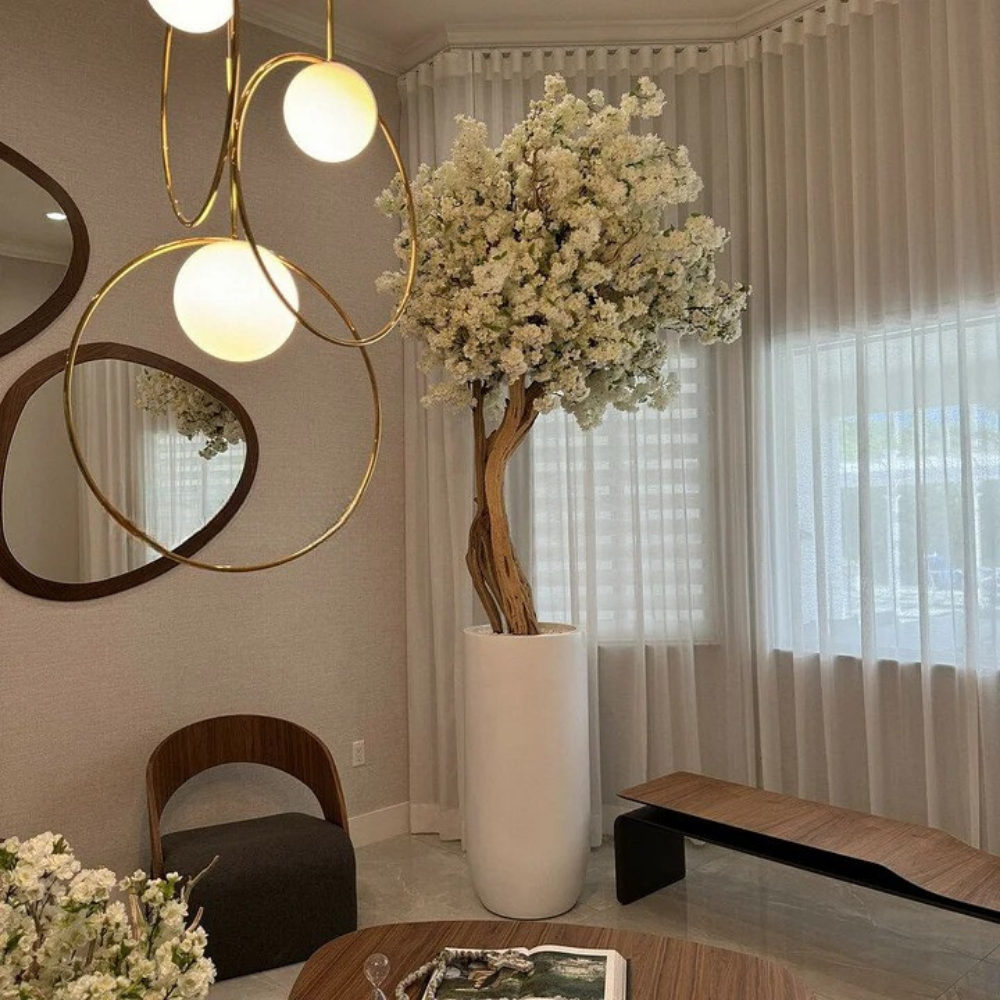 Matte Beige St. Tropez Cherry Blossom Tree