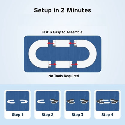 SMART Turntable for rectangular long and oblong tables