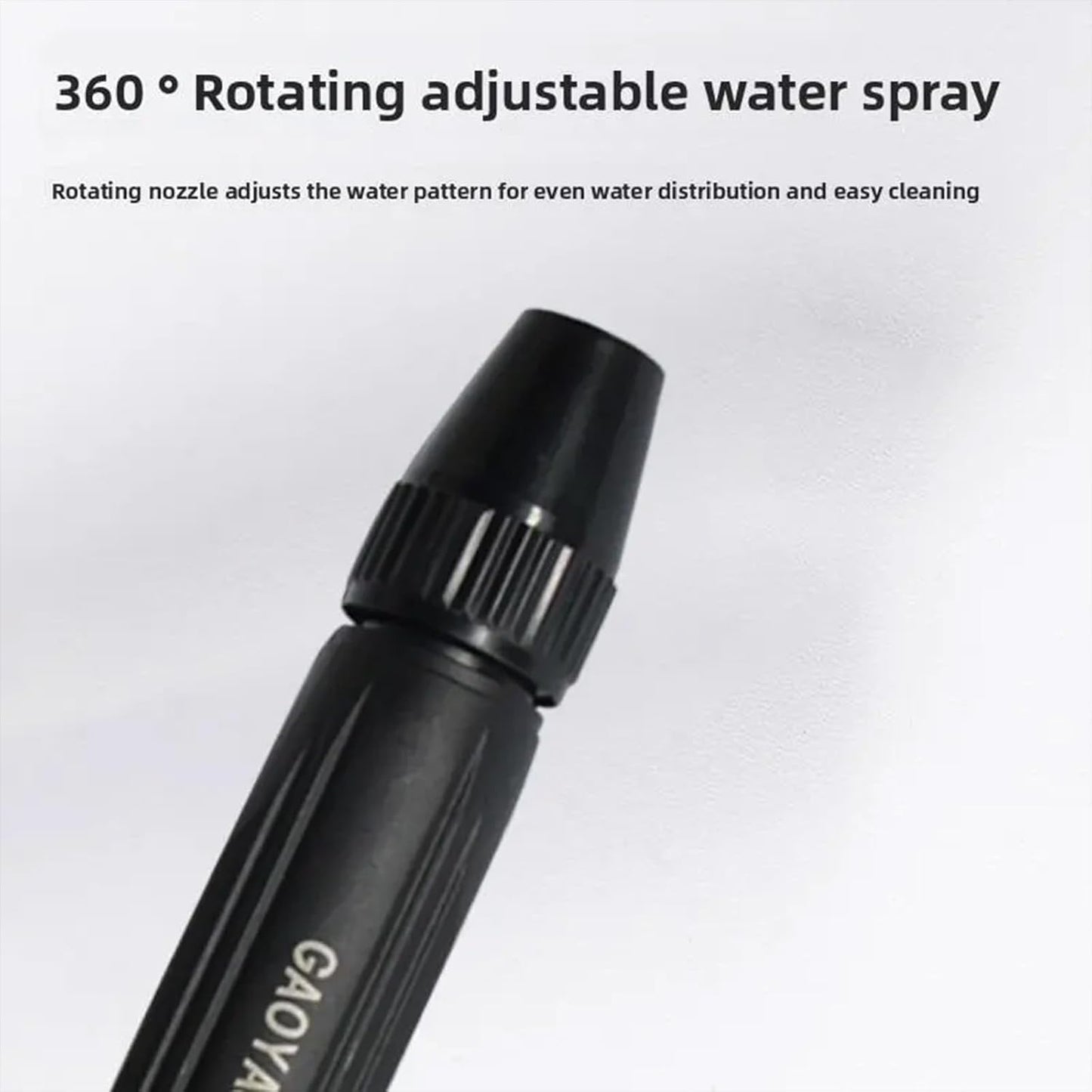 Heavy Duty Adjustable Twist Hose Nozzle Jet Sweeper Nozzle