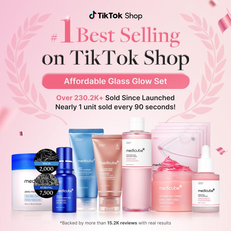 Glass Glow Skincare Set – Complete 8-Step Gentle Glow Routine
