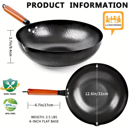 CookMaster™ 13-Piece Nonstick Wok Set