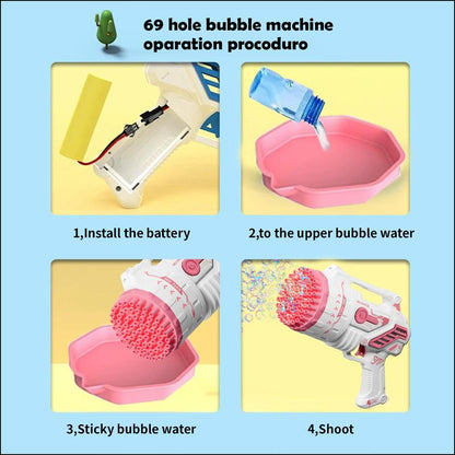 Pack 2 x Bubble Machine Kids Toys