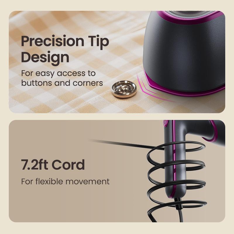 2-in-1 Steam Iron - Clothes Steamer