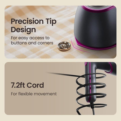 2-in-1 Steam Iron - Clothes Steamer
