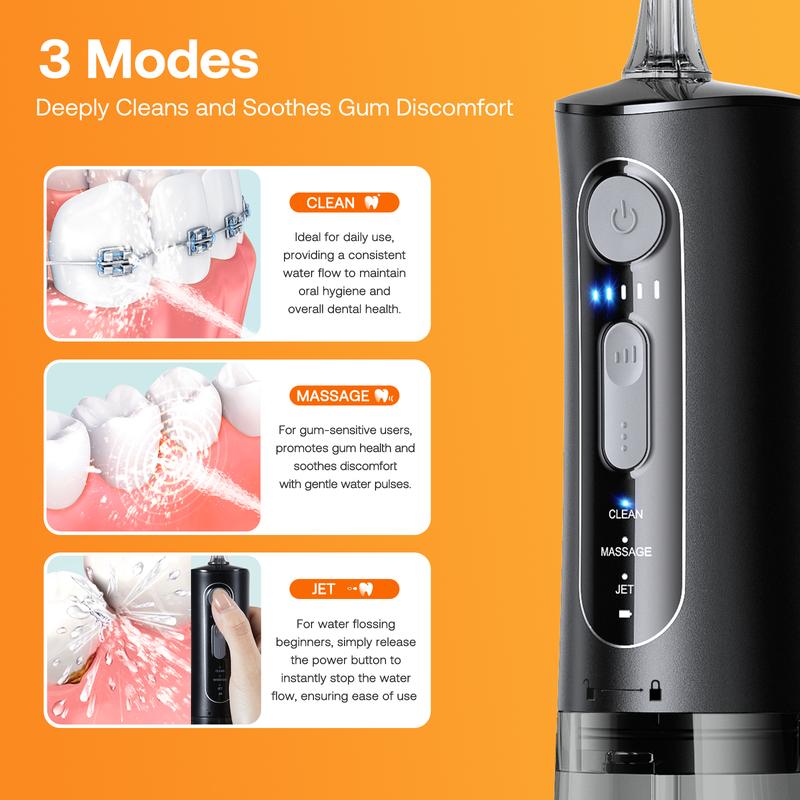 Bitvae C1/C5/C6 Water Flosser for Teeth - Cordless Portable Oral Irrigator, Powerful and Rechargeable, IPX7 Waterproof for whitening tablets ,Water Flosser for teeth cleane- Dental Kit