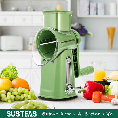 Rotary Slicer Dicer with Handle