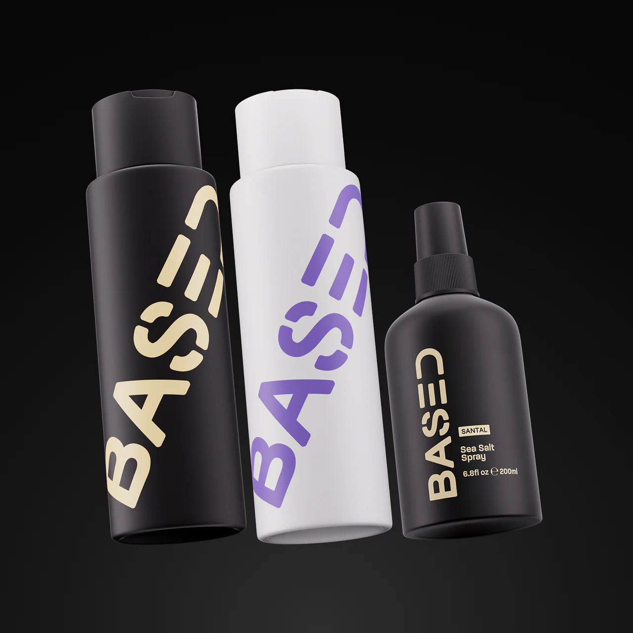 BASED Texture & Hold Duo: Sea Salt Spray & Hair Clay Bundle