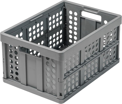 Folding Shopping Cart with 2 Folding Storage Boxes