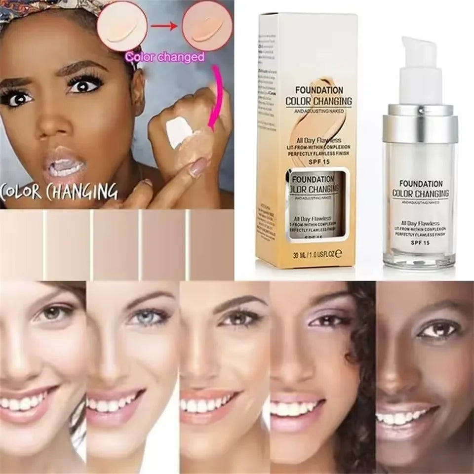 (1 + 1 Free) Super Magic Glow Foundation: Color-Changing