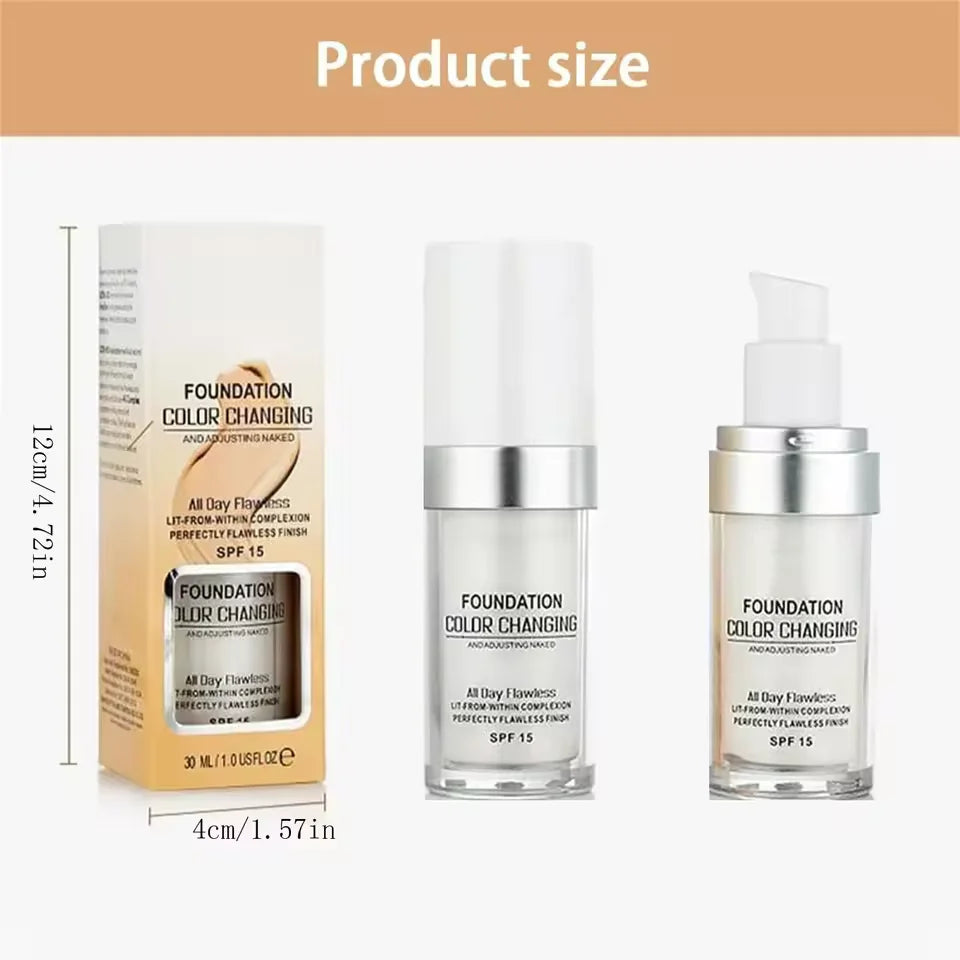 (1 + 1 Free) Super Magic Glow Foundation: Color-Changing