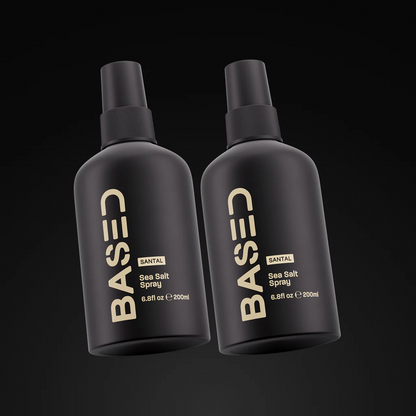 BASED Texture & Hold Duo: Sea Salt Spray & Hair Clay Bundle