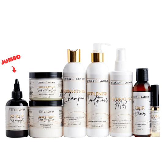 Bask & Lather Ultimate Healthy Hair Care Bundle