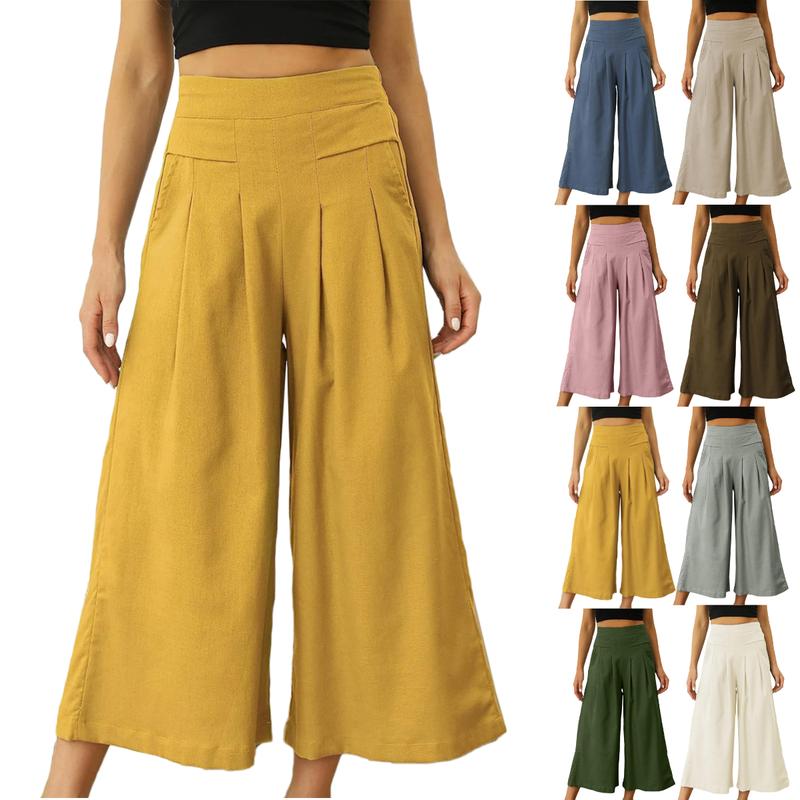 SCUSTY Women's Solid Color Cotton