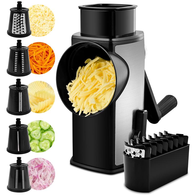 Rotary Slicer Dicer with Handle