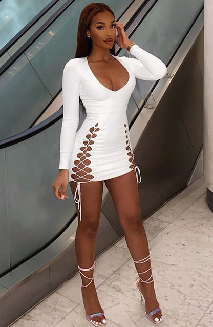 Candy Mini Dress - White