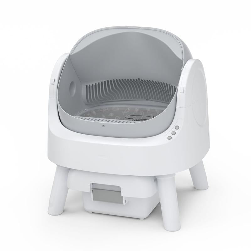 Autoscooper 11 Open-Top Self-Cleaning Cat Litter Box，Odor-Free Waste Disposal includes Trash Bags