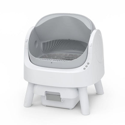 Autoscooper 11 Open-Top Self-Cleaning Cat Litter Box，Odor-Free Waste Disposal includes Trash Bags