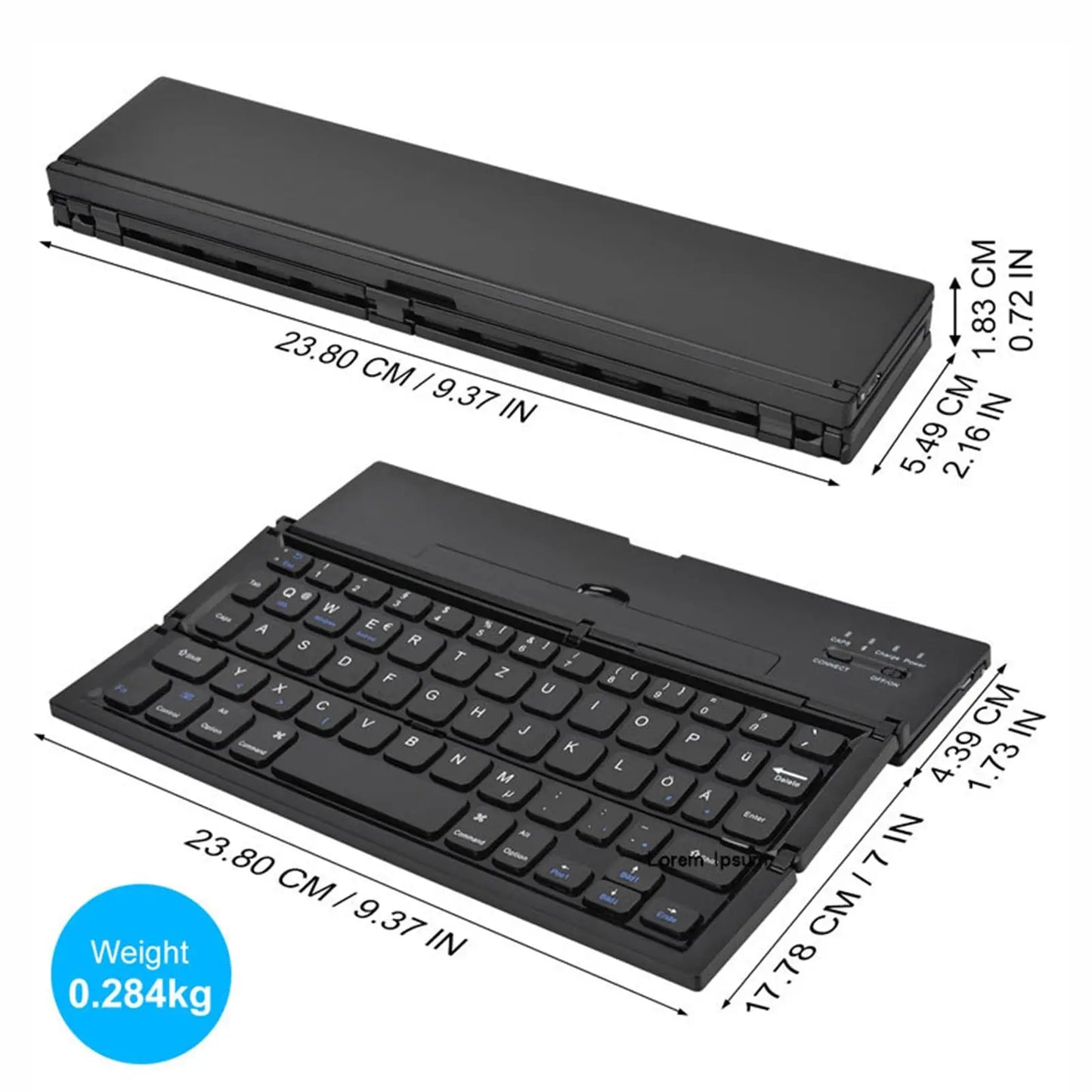 SUPER Pocket-Sized Wireless Keyboard