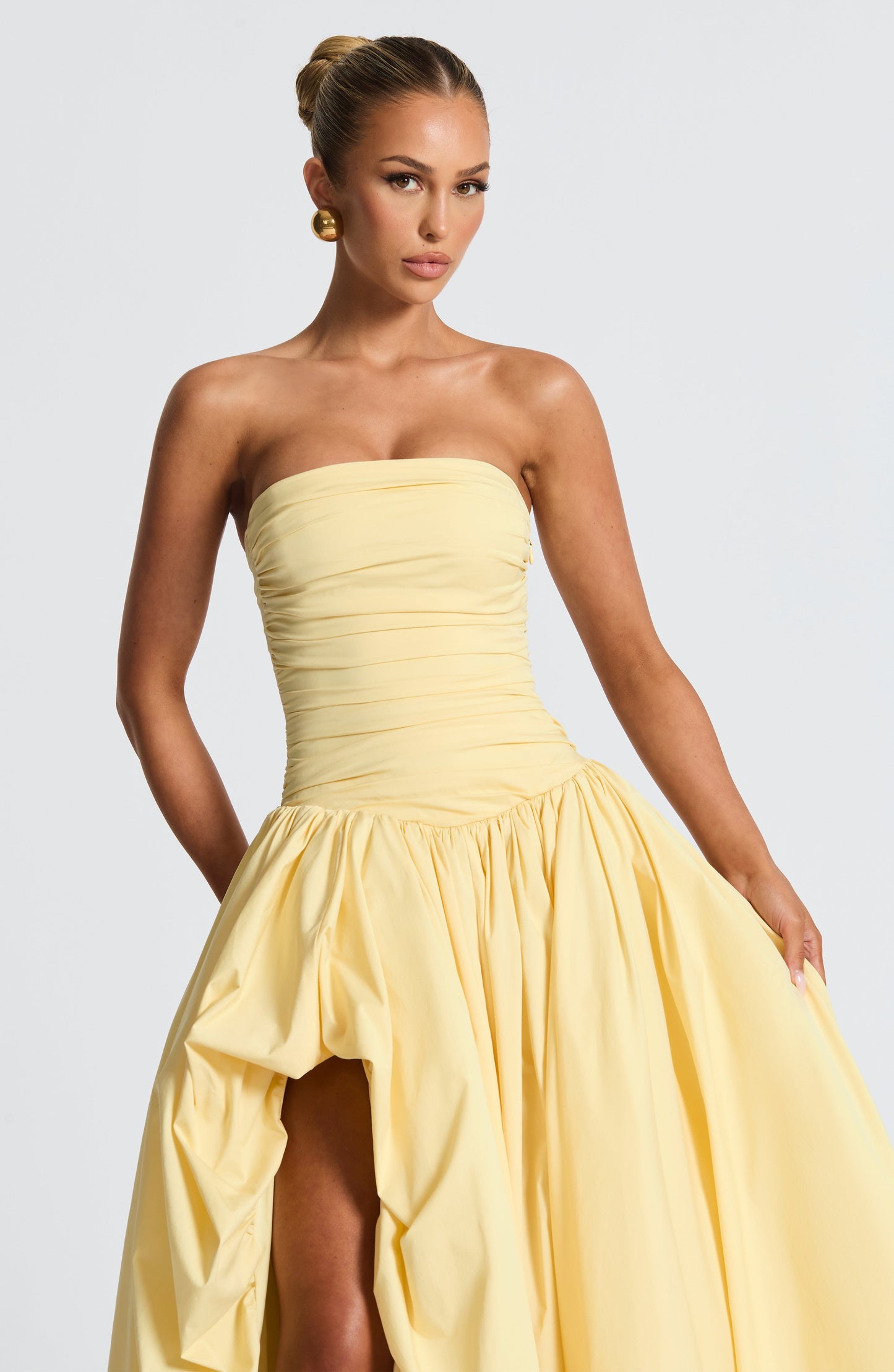 Jillian Maxi Dress - Lemon