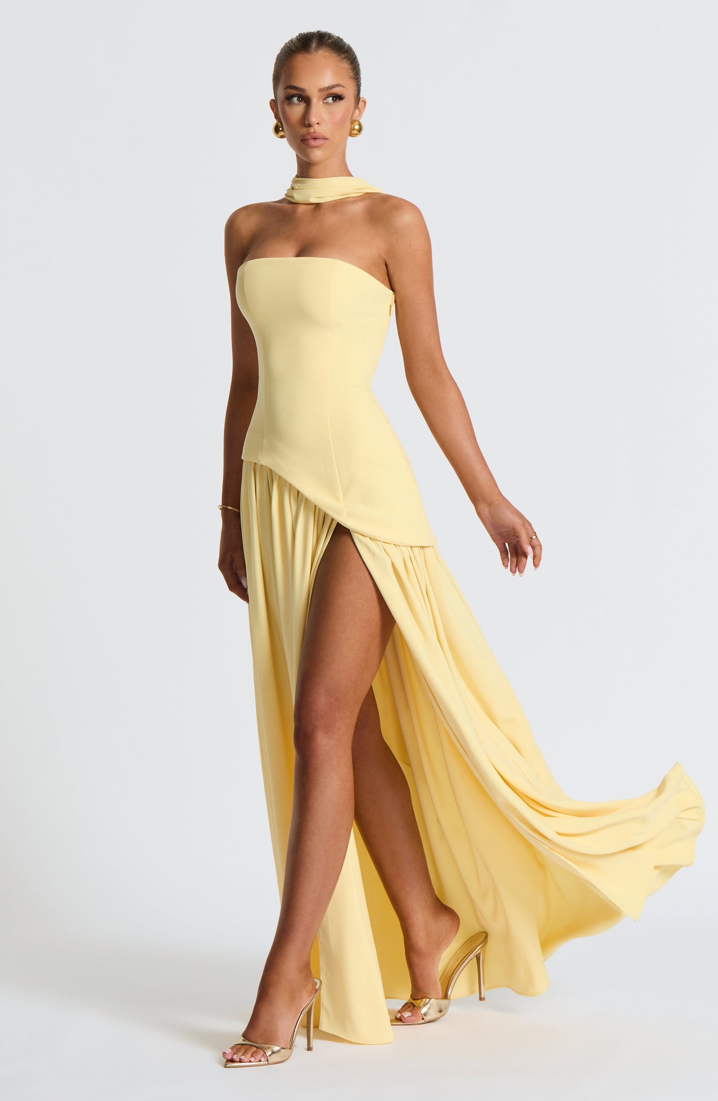 Maliyah Maxi Dress - Lemon