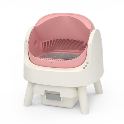 Autoscooper 11 Open-Top Self-Cleaning Cat Litter Box，Odor-Free Waste Disposal includes Trash Bags