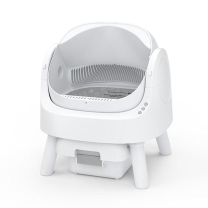 Autoscooper 11 Open-Top Self-Cleaning Cat Litter Box，Odor-Free Waste Disposal includes Trash Bags